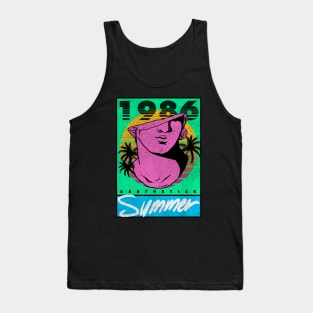 Vaporwave Summer Aesthetics 1986 Tank Top